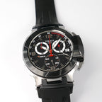 Tissot T-Race Men's 45mm Chronograph T048417A Black Dial on Rubber Strap T048.417.27.057.00A