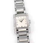 Baume & Mercier Hampton Ladies 99 Diamonds White Mother of Pearl Dial 21mm 65522
