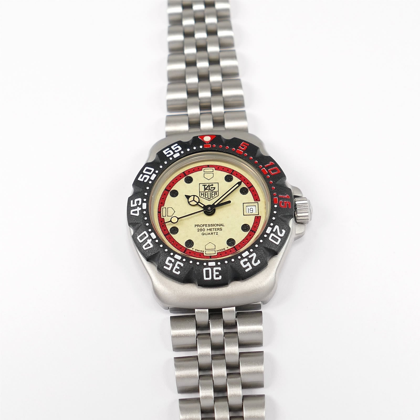 TAG Heuer Formula 1 Ladies 29mm Luminous Dial 371.508 Retro F1 New Bezel WA1411