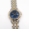 Raymond Weil Tango 5560 Blue Dial Men's 35mm Part 18k Gold Plated with Date 5560-STP-50001