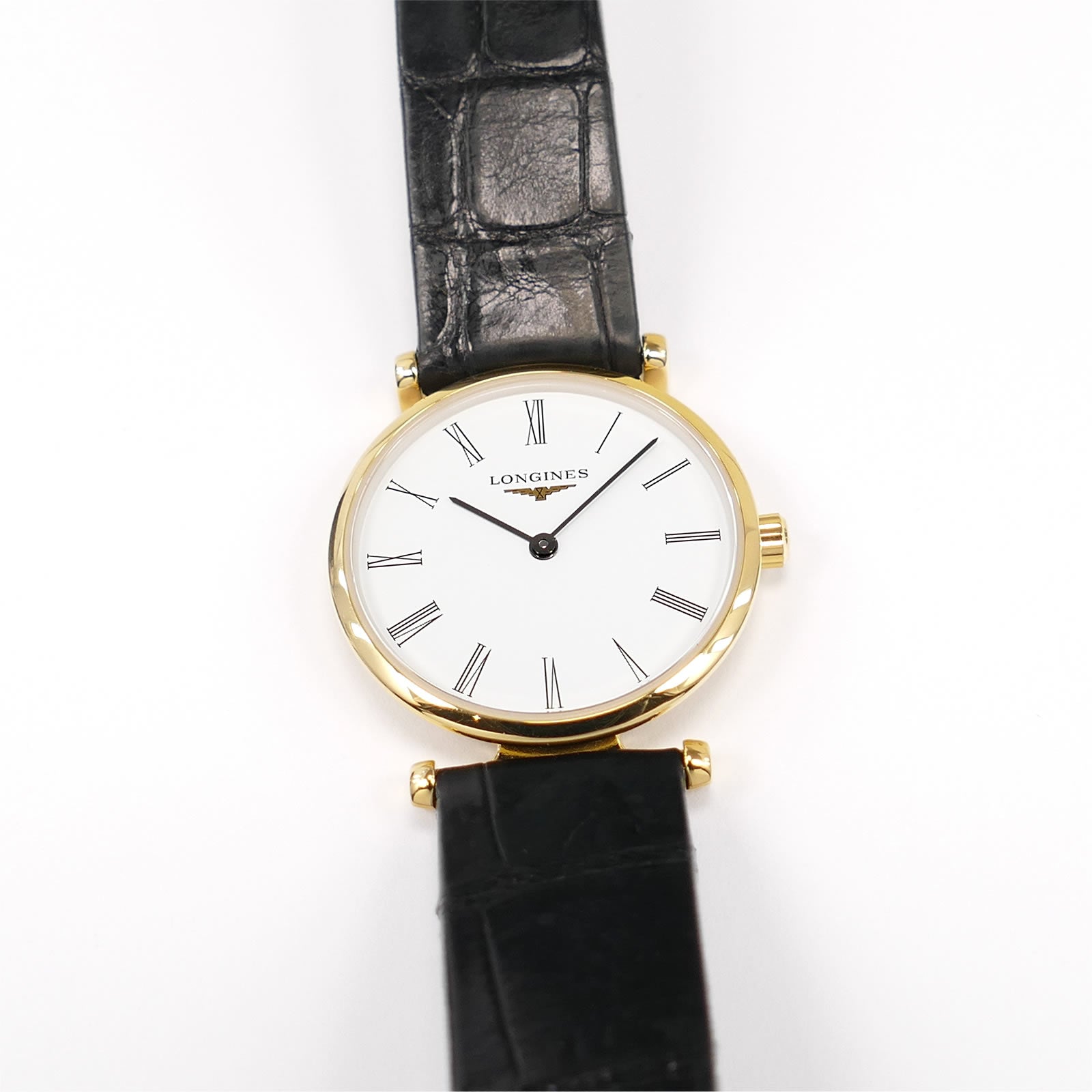 Longines La Grande Classique Ladies 24mm White Roman Numeral Dial Gold L4.209.2