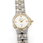 Raymond Weil Parsifal 9990 Ladies 26mm White Two Tone 18k Gold with Date
