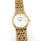 Longines La Grande Classique Elegance L5.132.2 Ladies 23mm White Dial Gold PVD