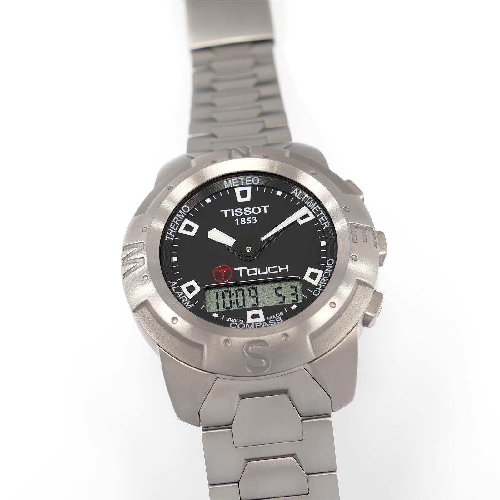Tissot T-Touch Titanium Men's Black Dial 41mm Z252/352 Touch Screen T33.7.588.61