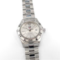 TAG Heuer Aquaracer WAF1412 Silver Dial Box & Papers Ladies 27mm WAF1412.BA0823