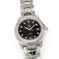 TAG Heuer Link WJ1117-0 Men's 39mm Black Dial with 65 Diamonds WJ1117.BA0575 Box