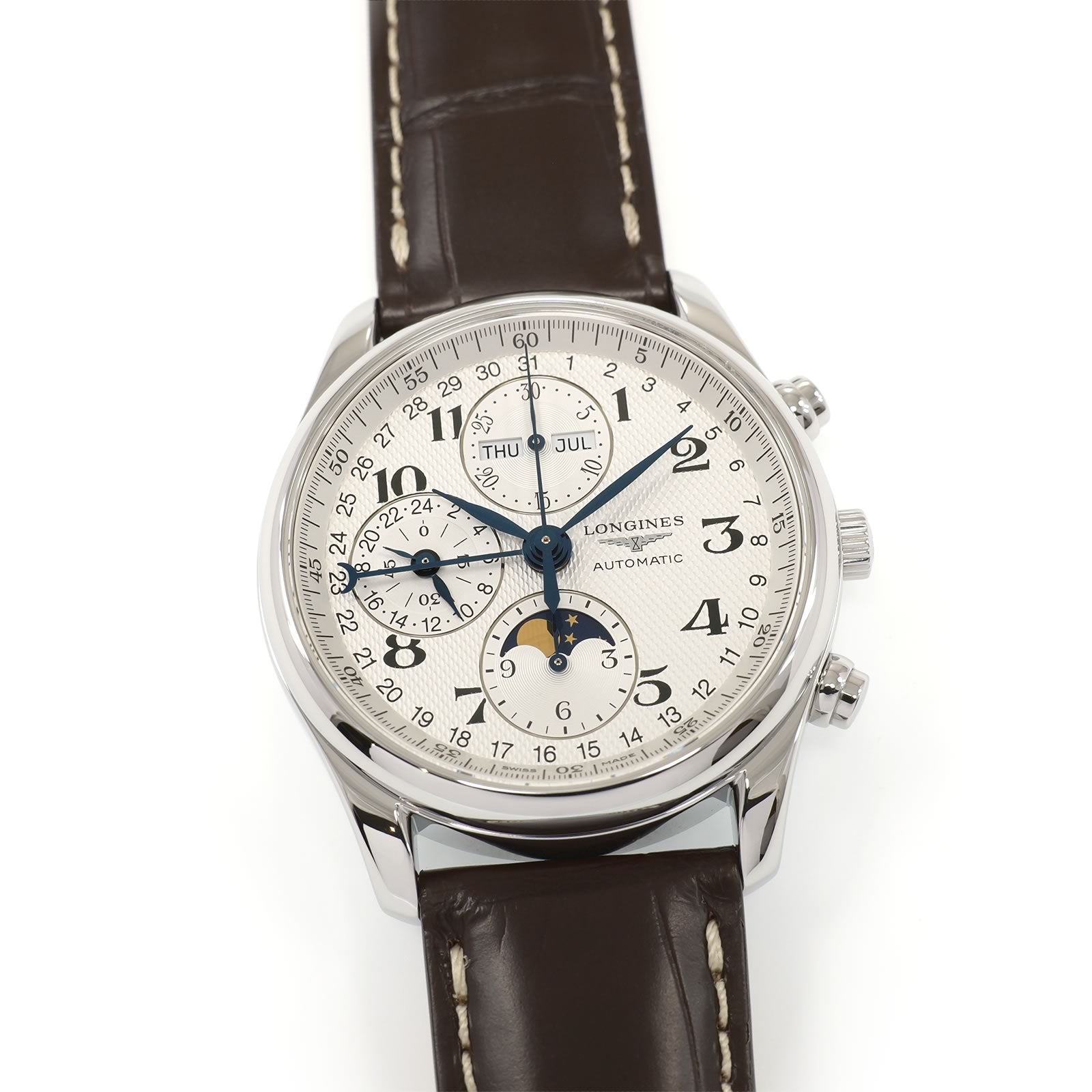 Longines Master Chronograph L2.673.4 Men's 40mm Automatic Moonphase L2.673.4.78.3