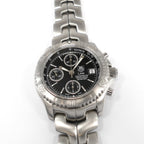 TAG Heuer Link CT5111 Black Chronometer Men's 41mm Chronograph CT5111.BA0550 Box