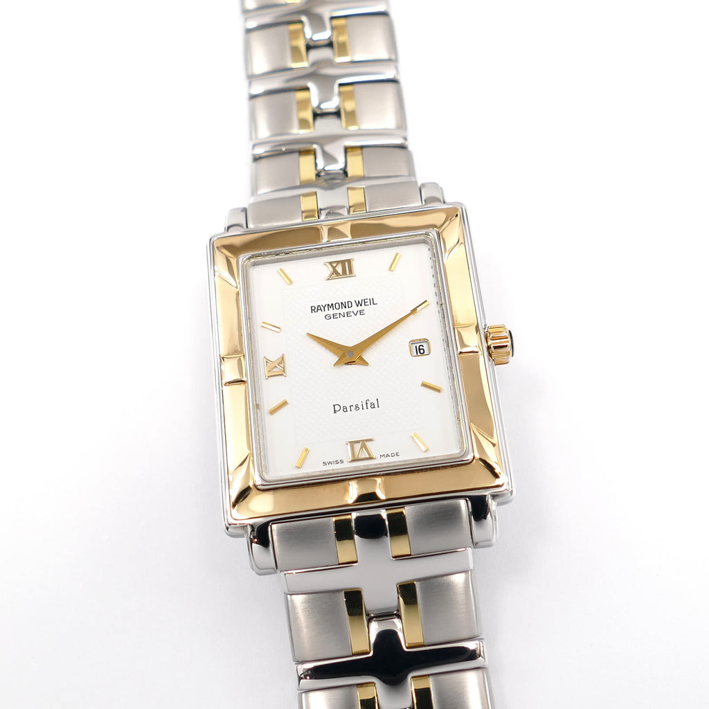 Raymond Weil Parsifal Men's 18k Gold White 9330 Roman Numerals 9330-STG-00307
