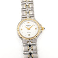 Raymond Weil Parsifal 9990 Ladies 26mm White Two Tone 18k Gold - Roman Numerals