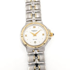Raymond Weil Parsifal 9990 Ladies 26mm White Two Tone 18k Gold - Roman Numerals