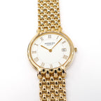 Raymond Weil White 18k Gold Plated 32mm Men's 5549 Vintage Roman Numerals