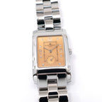Baume & Mercier Hampton Copper Rectangular Sunburst Dial Men's 24mm MV045063