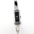 Gucci G-Line 109 Ladies 14mm Black Dial Bangle Watch YA109522 Rectangular