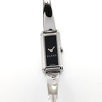 Gucci G-Line 109 Ladies 14mm Black Dial Bangle Watch YA109522 Rectangular