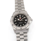 TAG Heuer 2000 WK1110-0 Men's 38mm Black Dial Classic Professional WK1110.BA0317