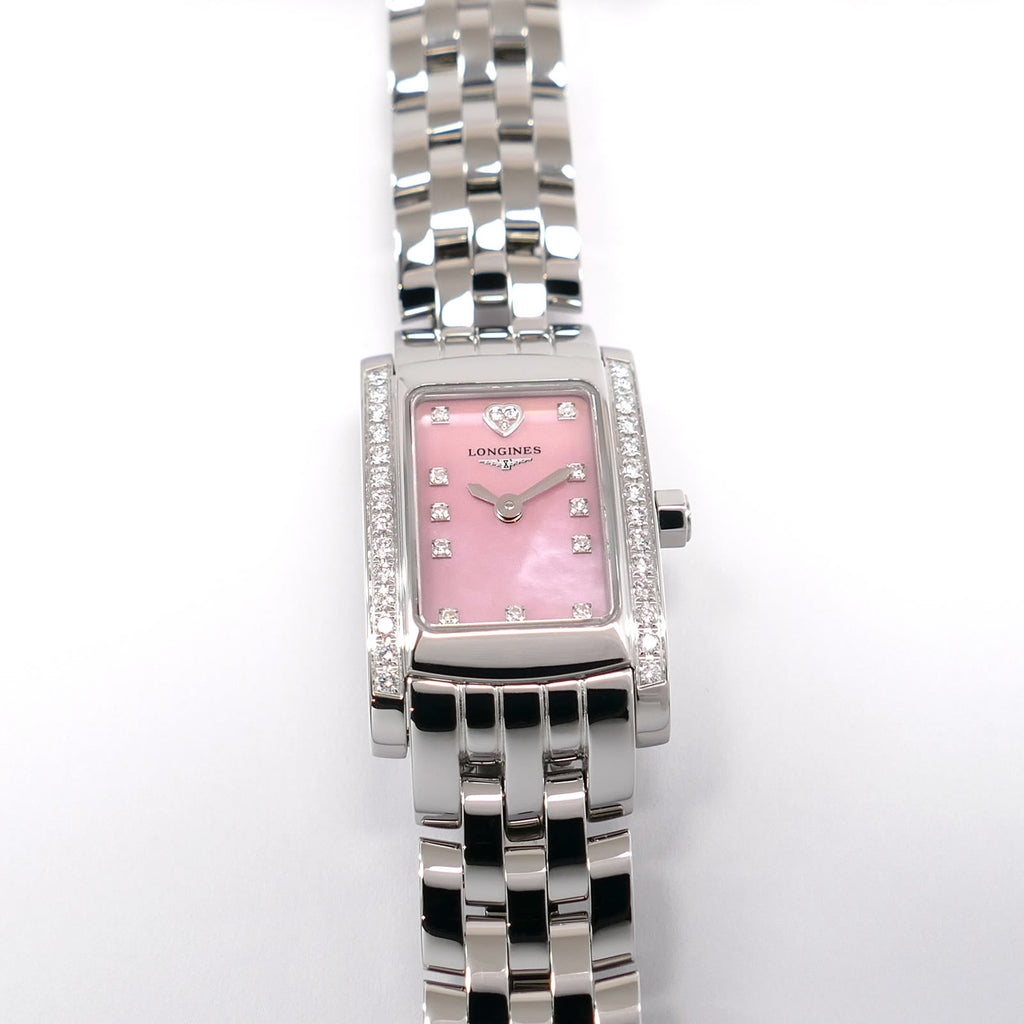Longines DolceVita Pink Mother of Pearl 42 Diamonds 16mm L5.158.0 - L5.158.0.93.6