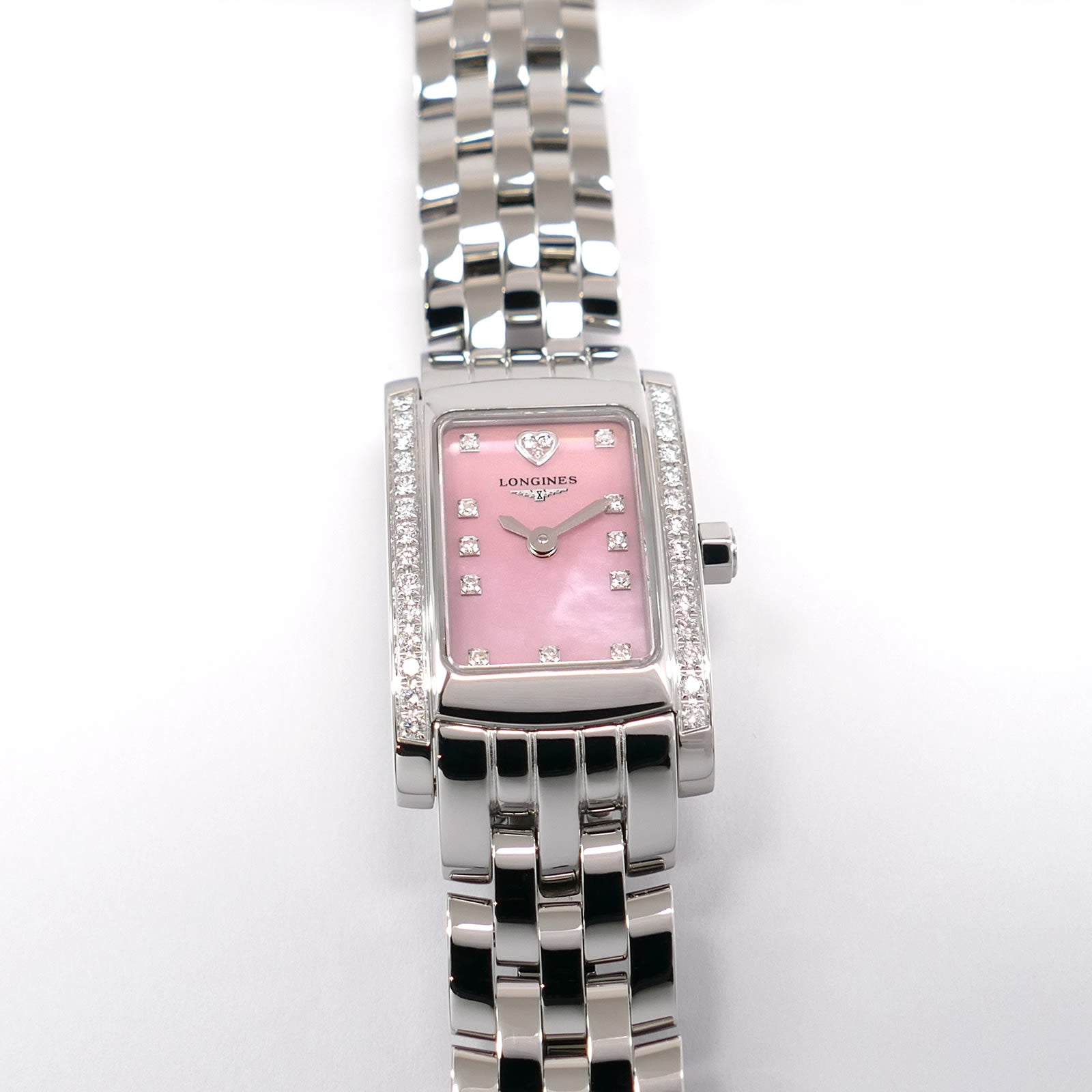 Longines DolceVita Pink Mother of Pearl 42 Diamonds 16mm L5.158.0 - L5.158.0.93.6