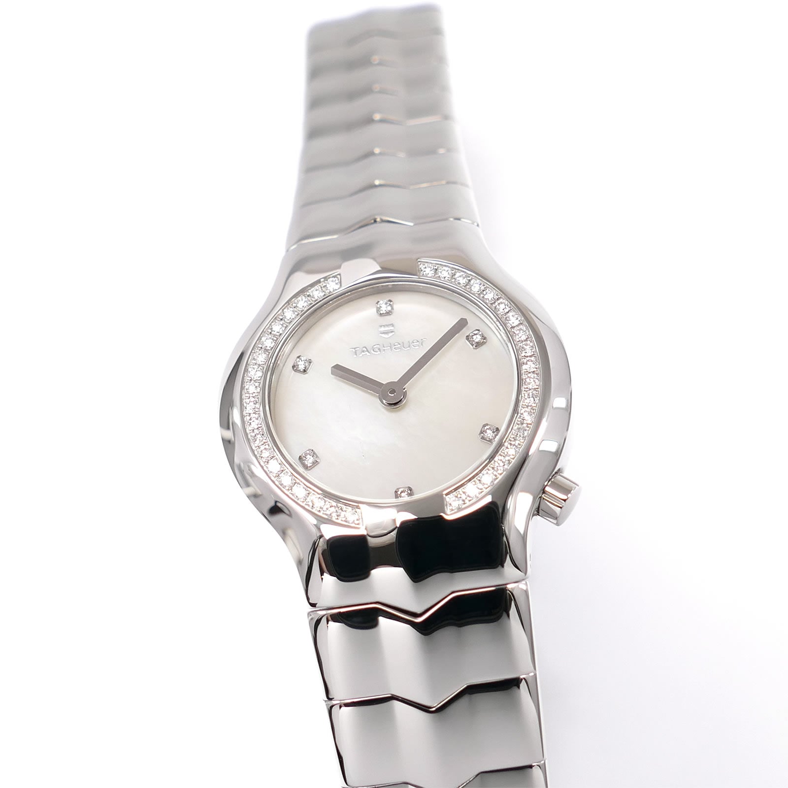 TAG Heuer Alter Ego 44 Diamonds White Mother of Pearl WAA1416.BA0760 Ladies 25mm