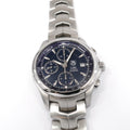 TAG Heuer Link Chronograph CJF2112 Automatic Blue Dial Men's 42mm CJF2112.BA0576