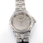 Raymond Weil Parsifal 9091 Silver Dial Men's 37mm Roman Numeral Rare Diver's