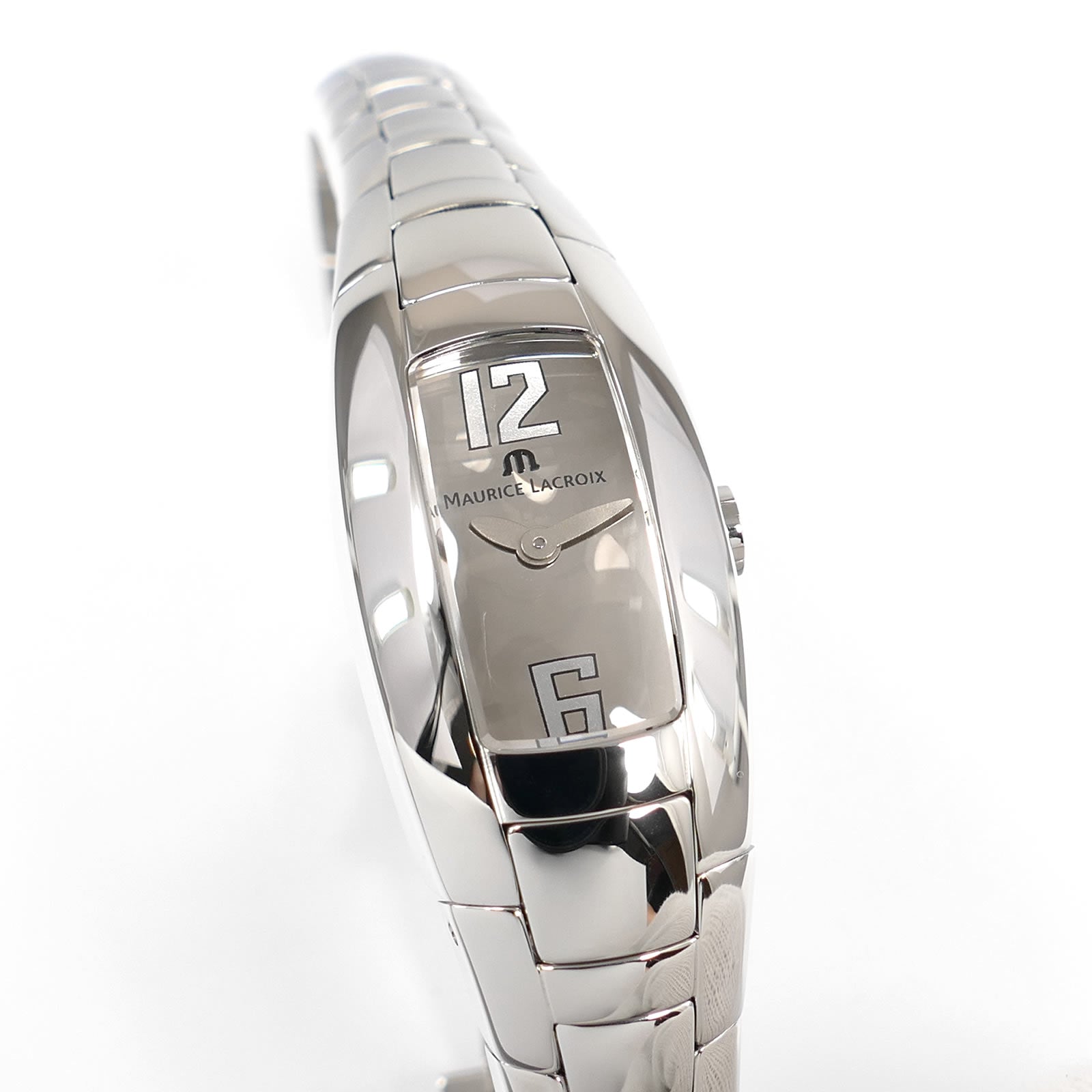 Maurice Lacroix Intuition 32859 Mirror Dial Ladies 20mm Rectangular Dial