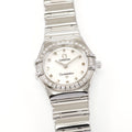 Omega Constellation 1465.71.00 Ladies 22mm White Mother of Pearl 30 Diamonds