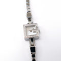 Gucci Mini G 102 White 32 Diamonds Mother of Pearl Ladies 14mm Square YA102541
