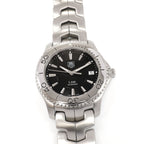 TAG Heuer Link WJ1110-0 Men's 39mm Black Dial Full Size WJ1110.BA0570