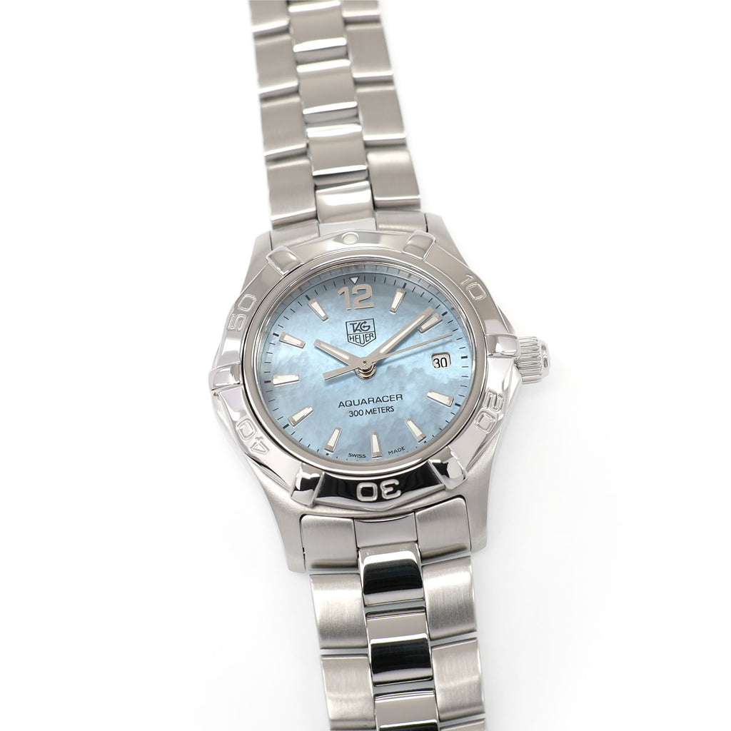 TAG Heuer Aquaracer WAF1417 Ladies 27mm Blue Mother of Pearl Dial WAF1417.BA0823