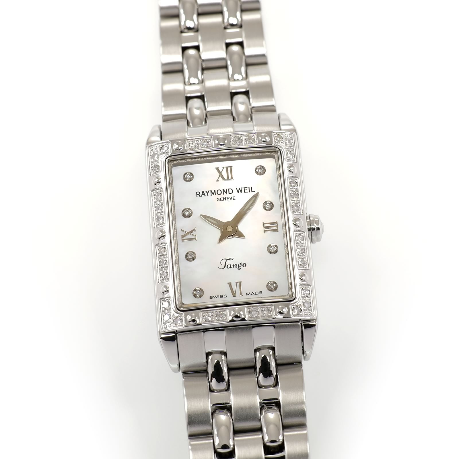Raymond Weil Tango 5971 Ladies 18mm Mother of Pearl & 40 Diamonds 5971-STS-00995