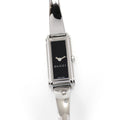 Gucci G-Line 109 Ladies 14mm Black Dial Bangle Watch YA109522 Rectangular