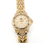 TAG Heuer SEL S94.713M/E Men's 34mm Cream Dial 18k Gold Plated Vintage Mid Size