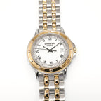 Raymond Weil Tango 5560 Men's 35mm White Dial 18k Gold Plated 5560-STP-00309