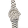 TAG Heuer 2000 Vintage 962.215 Ladies 30mm Silver/Grey Dial Professional Date