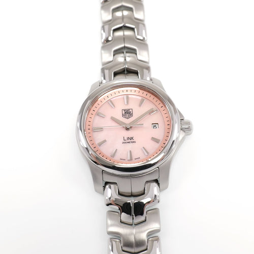 TAG Heuer Link WJF1312 Ladies 27mm Pink Mother of Pearl Dial WJF1312.BA0573