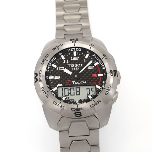 Tissot T-Touch Expert Men's 43mm Carbon Fibre & Titanium T013420A Touch Screen
