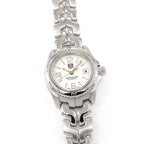 TAG Heuer Link WT1414 Ladies 25mm White Dial Mini Quartz with Date WT1414.BA0560
