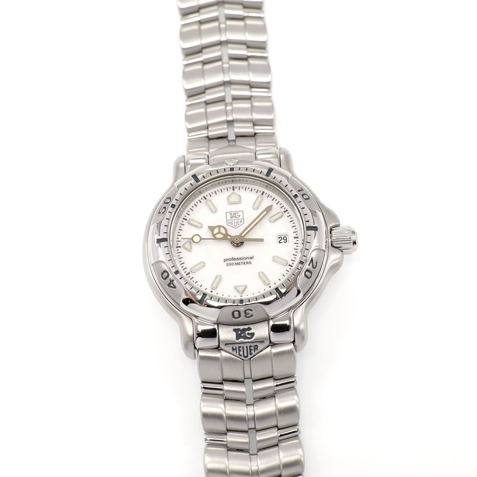 TAG Heuer 6000 WH1311-K1 Ladies 29mm Pure White Dial with Date WH1311.BA0677