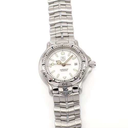 TAG Heuer 6000 WH1311-K1 Ladies 29mm Pure White Dial with Date WH1311.BA0677