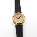 Gucci 3000L Ladies 25mm Champagne Dial 18k Gold Plated - Roman Numeral Bezel