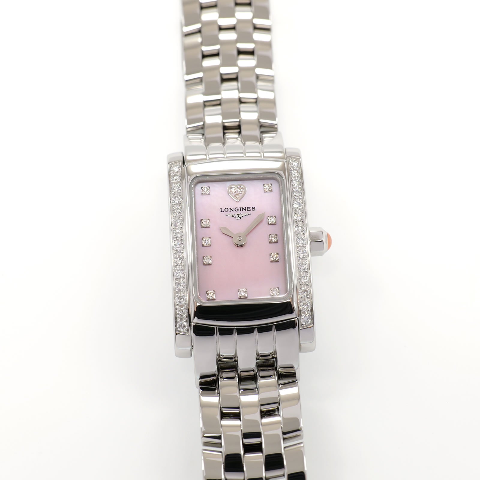 Longines DolceVita L5.158.0 Pink 16mm Mother of Pearl 42 Diamonds L5.158.0.93.6