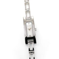 Gucci 3900L Ladies 12mm White Mother of Pearl with Diamonds Rectangular Quartz