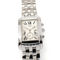 Longines DolceVita L5.656.4 Men's 28mm Chronograph Silver Rectangular L56564739
