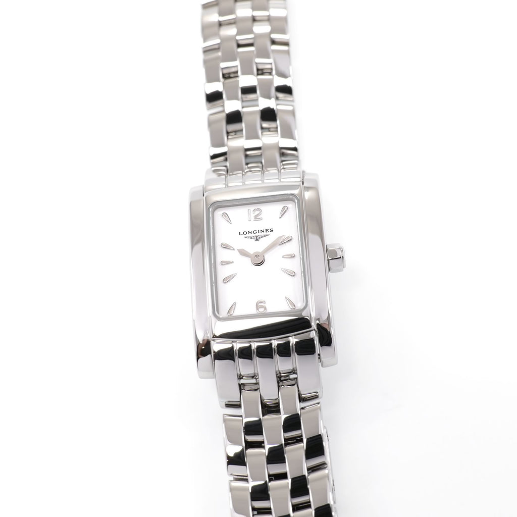 Longines DolceVita L5.158.4 Ladies 16mm White Rectangular Dial L5.158.4.16.6