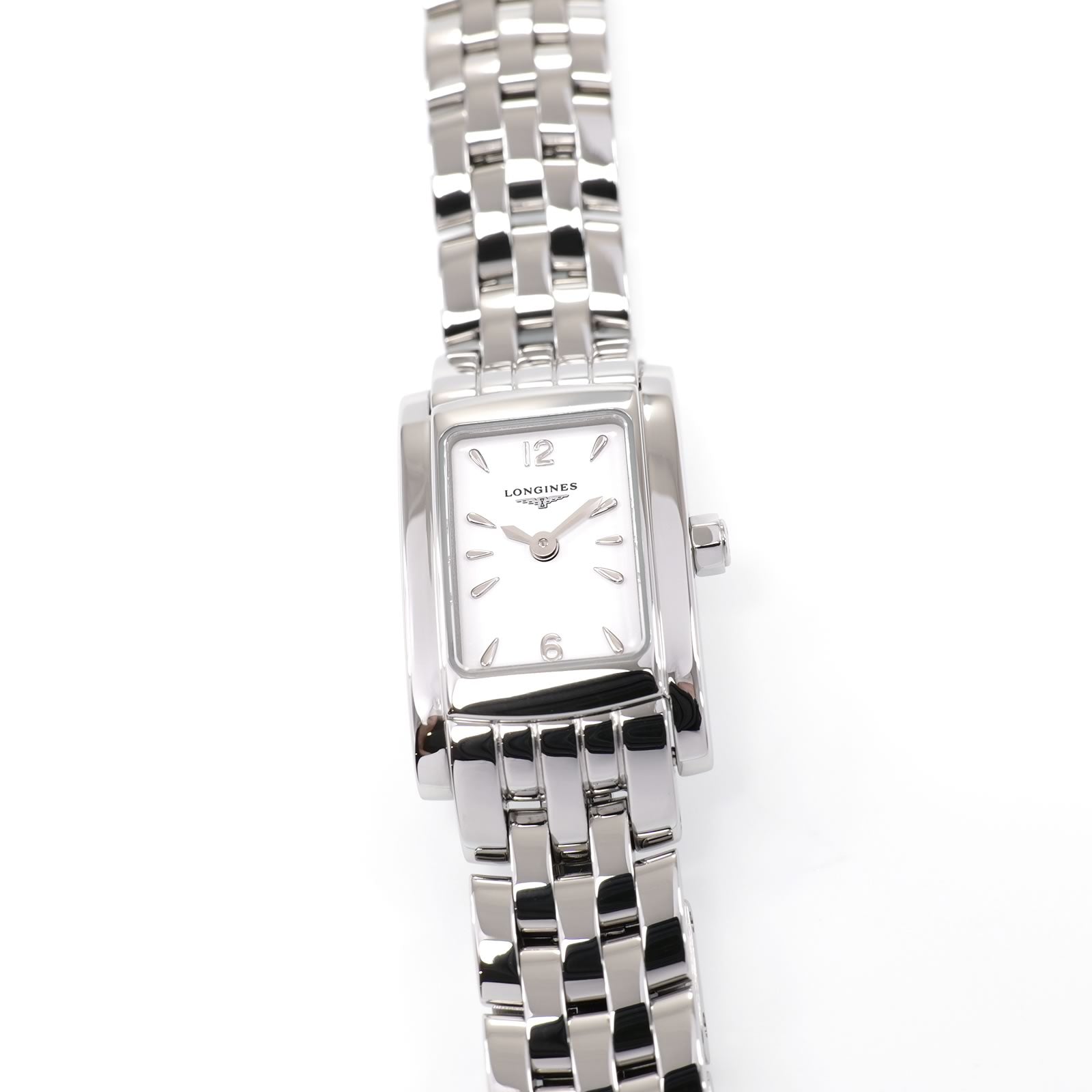 Longines DolceVita L5.158.4 Ladies 16mm White Rectangular Dial L5.158.4.16.6