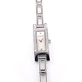 Gucci 3900L Ladies 12mm White Mother of Pearl Dial with 26 Diamonds Rectangular