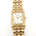 Raymond Weil Tango 5381 Men's 28mm White Rectangular 18k Gold Plated 5381-P-00308