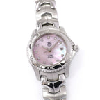 TAG Heuer Link WJ131C Ladies 27mm Pink Mother of Pearl & Diamonds WJ131C.BA0573