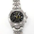 TAG Heuer Link Chronograph CT2115 Men's 41mm Black Ayrton Senna Limited Edition